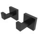 thumbnail image 1 of Ruacq Ganchos para Toallas de Baño Negro Mate de Acero Inoxidable, 2 Piezas, 1 of 5
