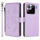 thumbnail image 2 of Funda Cartera Mariposa para [Xiaomi 15 Pro] con Soporte y Cremallera Morado claro, 2 of 6
