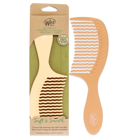 Peine Wet Brush Go Green Tratamiento Infundido Desenredante Aceite De Coco Unisex