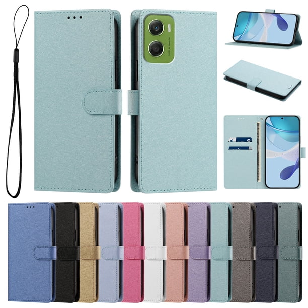 Cartera Protectora para Motorola Moto G06 4G con Soporte, Verde Menta