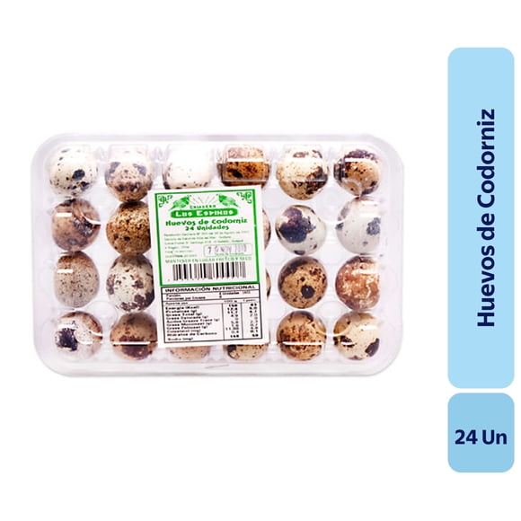 Huevos de Codorniz Chicos Manchado, 24 Un