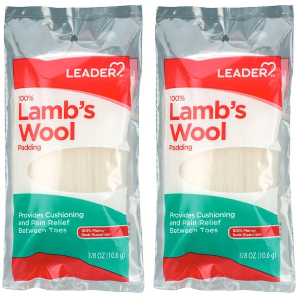 Relleno Leader 100% Lana de Cordero 10,6 g Paquete de 2