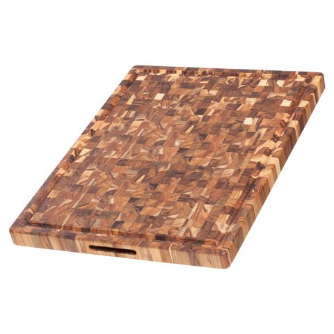 Tabla De Cortar Teakhaus Butcher Block Para Tallar, Extra Grande