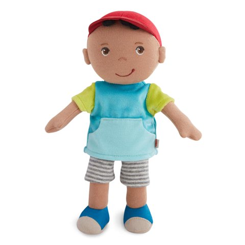 Muñeca Suave Haba Snug Up Gabriel 25 Cm Con Ropa Para Bebés De 6 Meses O Más
