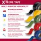 thumbnail image 3 of Cinta aislante X-Treme Tape MOCAP Heavy Duty de 3 m, color negro, 3 of 6