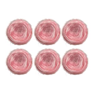 Bothyi - Kit De Inicio De Ganchillo Hecho A Mano Con Hilo De Color Degradado De 6 Piezas Para Guantes Y Chal De Ganchillo Estilo A