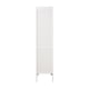 thumbnail image 3 of Tall Narrow Tower Freestanding Cabinet with 2 Shutter Doors 5 Tier Shelves for Bathroom, Kitchen ,Living Room ,Storage Cabinet,White, 3 of 3
