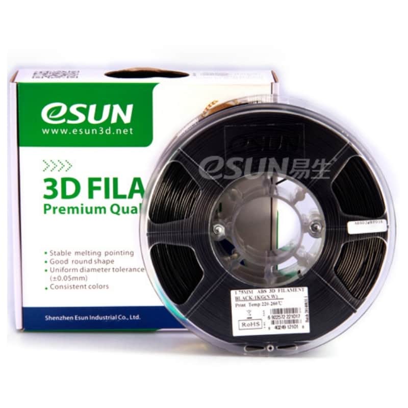 Esun - Filamento 3D Abs Negro 1Kg | Filamentos