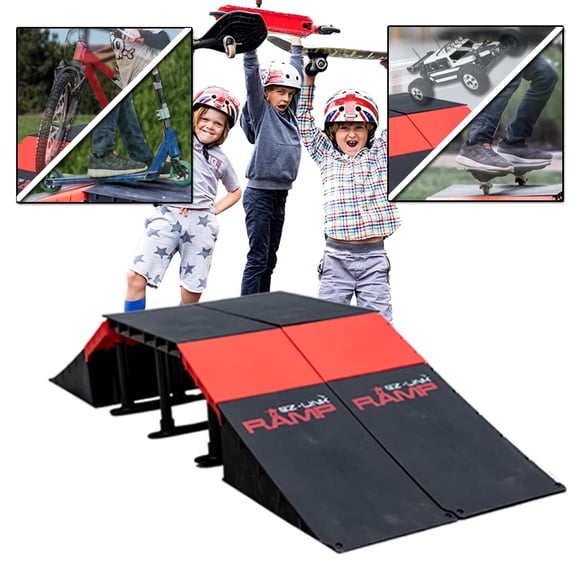 Rampa De Skate De 10 Piezas Para Niños Bmx Y Skateboard