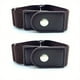 thumbnail image 1 of 2pcs No Buckle Elastic Belts: Comfort & Style for Men & Women - Perfect for Jeans & Pants!, 1 of 5
