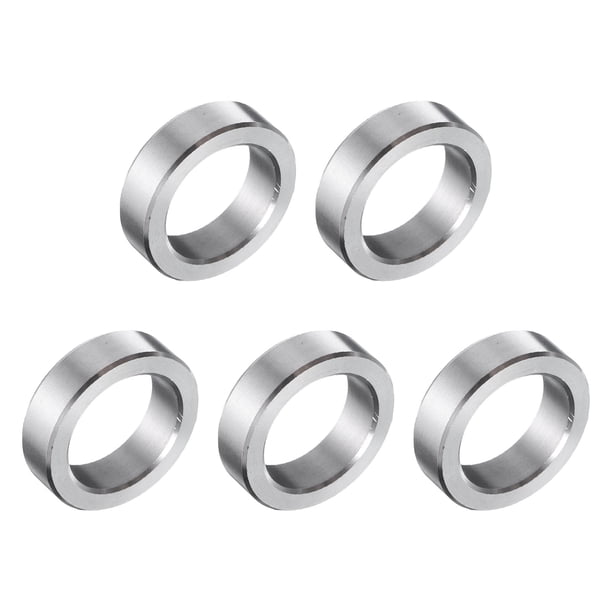 5 Paquetes de Separadores de Acero Inoxidable 5/8" de Diámetro Interior x 7/8" de Diámetro Exterior x 1/4" de Longitud