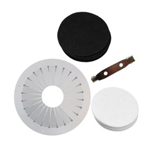 Magideal - Broche De Roseta De Cinta Herramienta De Fabricación De Flores De Cinta 12 Cm, 15 Cm, 9 Cm Para Principiantes Manualidades Diy Rosette Maker Plantilla 12Cm