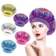 thumbnail image 1 of 5 paquetes de gorros de satén brillante para mujer, gorros de dormir de satén suave, gorros holográficos para la caída del cabello, gorros de salón, gorros de noche, gorros para dormir., 1 of 7