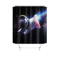 Genérico - Cortina De Baño Con Forro De Ducha 180 Cm L1