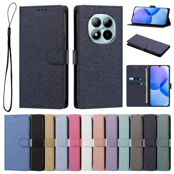 Cartera Funda para Xiaomi Redmi Note 15 Pro Plus 5G con Soporte, Azul Marino