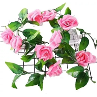 Genérico - Enredaderas Rosas Artificiales Decoración