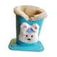 thumbnail image 1 of Soporte Para Gafas Con Forro De Felpa, Organizador Compacto Para Dormitorio O Cocina, Regalo Ideal Para Cachorros Azules, 1 of 5