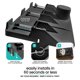 thumbnail image 3 of Bandeja Moderna Innovations Estante Lateral Grande Negro 43x29cm, 3 of 7