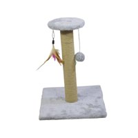 Ioensy - Rascador Para Gatos Poste Para Rascar Regalo Durable Para Gatitos Suministros Cuadrado Gris