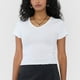 thumbnail image 3 of Polera Mujer Manga Corta Lisa Blanco Corona, 3 of 5