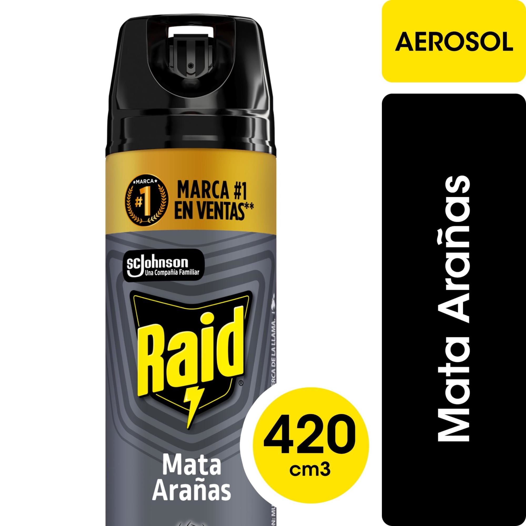 Insecticida Aerosol Mata Arañas 420 ml Raid