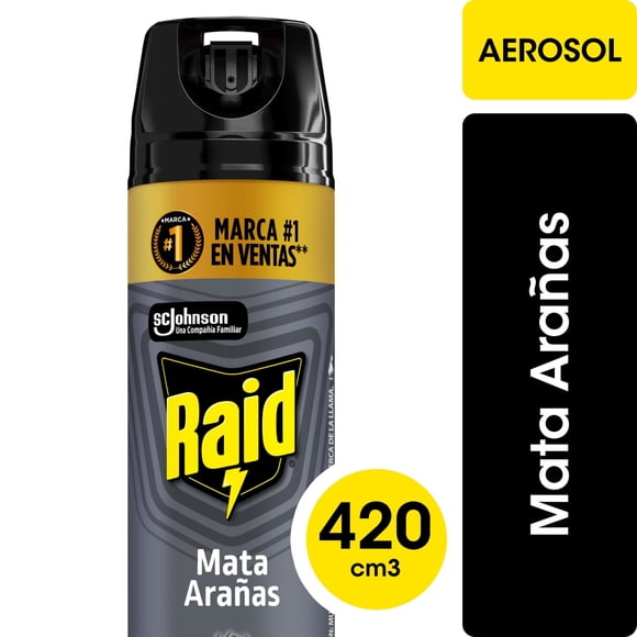 Insecticida Aerosol Mata Arañas, 420 ml