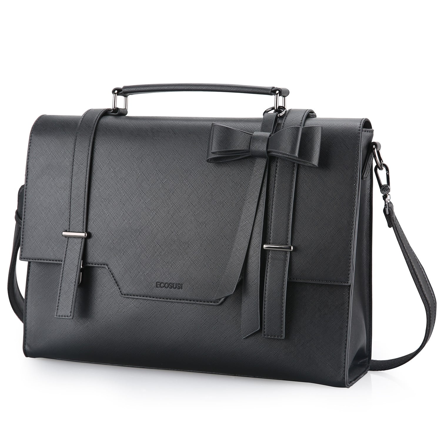 Ecosusi - Bolso Maletín Works Para Laptop De Hasta 15.6 - Negro