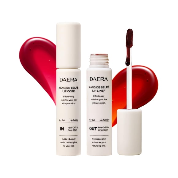 DAERA Tinte labial peel off delineador resistente al agua Cool Cherry