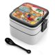 thumbnail image 1 of El Vecindario de Daniel Tigre Fiambrera de Doble Capa, Contenedor de Almuerzo Portátil Apilable, Almacenamiento de Alimentos Hermético a Prueba de Fugas, 1000ml, 1 of 6