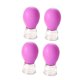 thumbnail image 2 of Juego De 4 Ventosas Faciales Con Ventosas Profesionales, Color Morado, 2 of 5