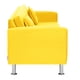 thumbnail image 3 of Sofa New Retro 3c Felpa 12 Amarillo, 3 of 6
