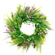 thumbnail image 1 of Corona De Flores Silvestres Artificiales, Hojas De Eucalipto Para El Hogar, Corona De Primavera Para Puerta Delantera, 1 of 5