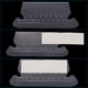 thumbnail image 4 of Uxcell 3 pulgadas Etiquetas de Carpetas de Archivos 50 Piezas Pestañas de Carpetas de Archivos con Etiquetas de Inserción Plástico Transparente para Carpetas Colgantes, 4 of 5