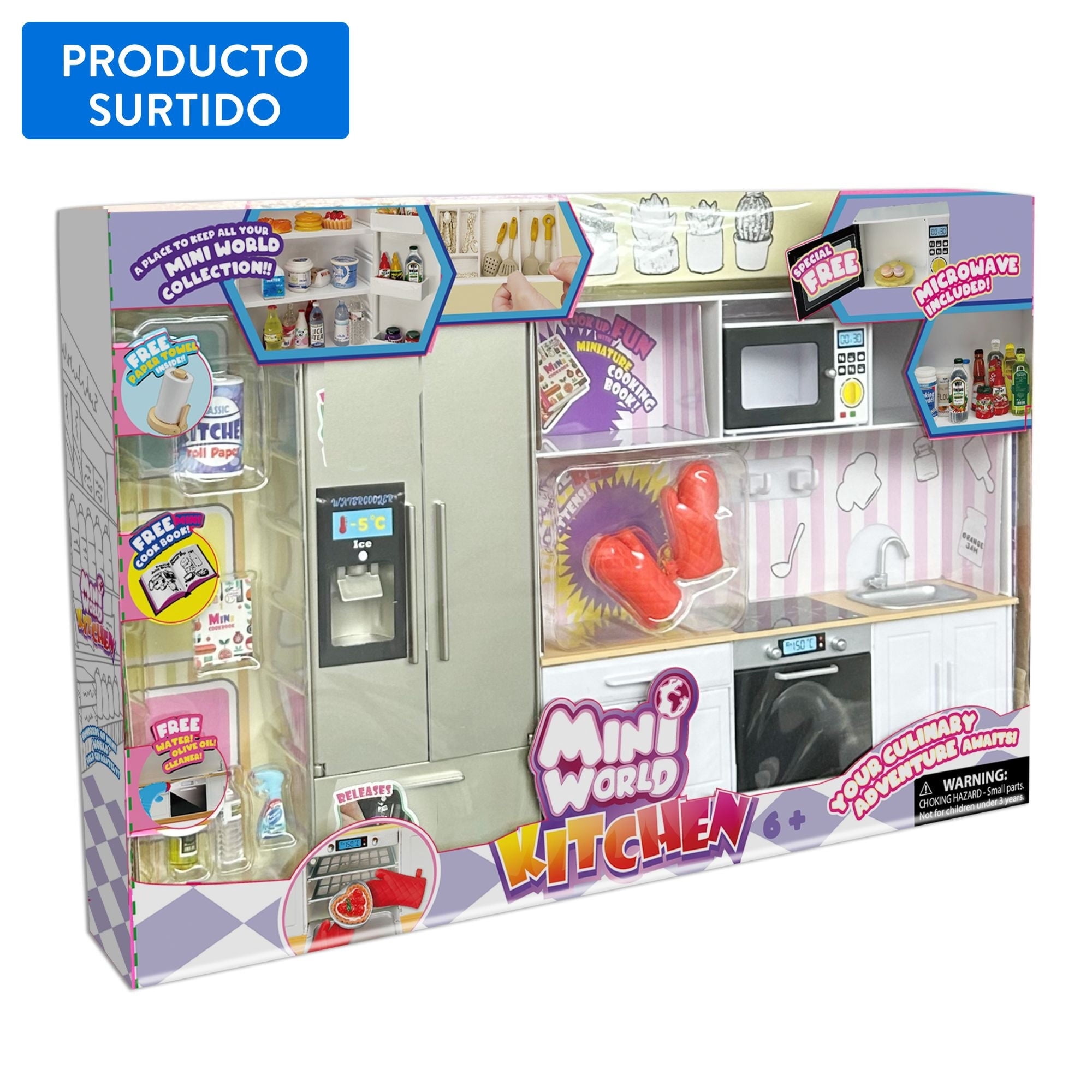 Figura Coleccionable Mini World Juego De Cocina, Producto Surtido 1 Un