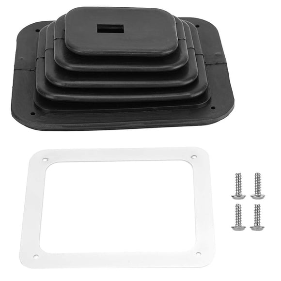 Cobertura protectora contra polvo para palanca de cambios Jadeshay 55 cm x 63 cm negra