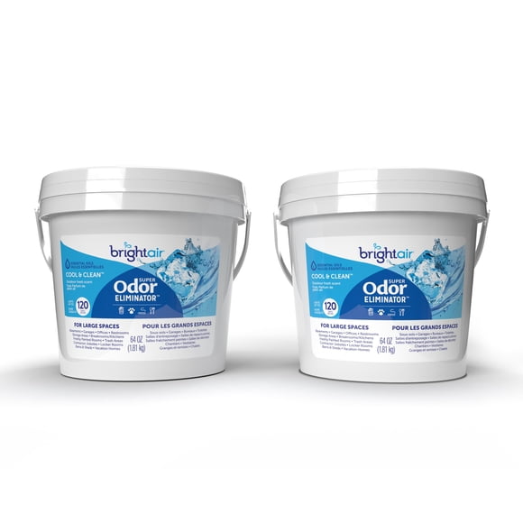 Eliminador de olores Bright Air Super 1.9L para espacios grandes x2