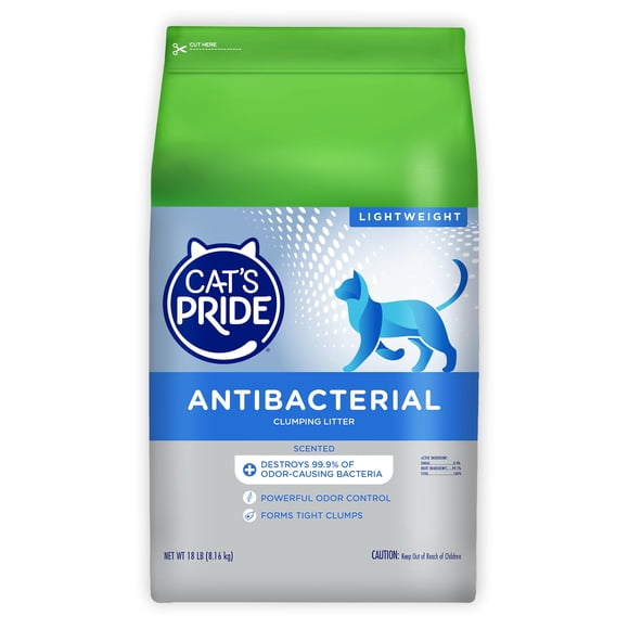 Arena para Gatos Cat's Pride Antibacterial Ligera 8,2 kg