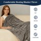 thumbnail image 3 of Heated Blanket Electric Throw, 50 x 60 Heating Blanket Waffle, 3 of 3