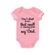 thumbnail image 4 of Newborn Infant Short Sleeve Cotton Romper "DON'T LOOK AT ME" Graphic Crew Neck Bodysuit Onesies For Baby Girls And Boys Toddler Summer Clothes, 4 of 5