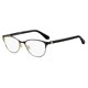 thumbnail image 4 of Gafas graduadas Kate Spade KS Hadlee 807_52 Black Metal Ovaladas, 4 of 5