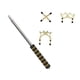 thumbnail image 1 of Billard Cue Stick Billiard Billard Pool Cue AccessOire Professional PRÁCTICO PRÁCTICO para LA TABLA de BILLIARD para CELEBRACIONES COMPETITIVAS CONDUR con 3 cabezas de puente, 1 of 5