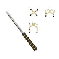 Magideal - Billard Cue Stick Billiard Billard Pool Cue Accessoire Professional Práctico Práctico Para La Tabla De Billiard Para Celebraciones Competitivas Condur Con 3 Cabezas De Puente