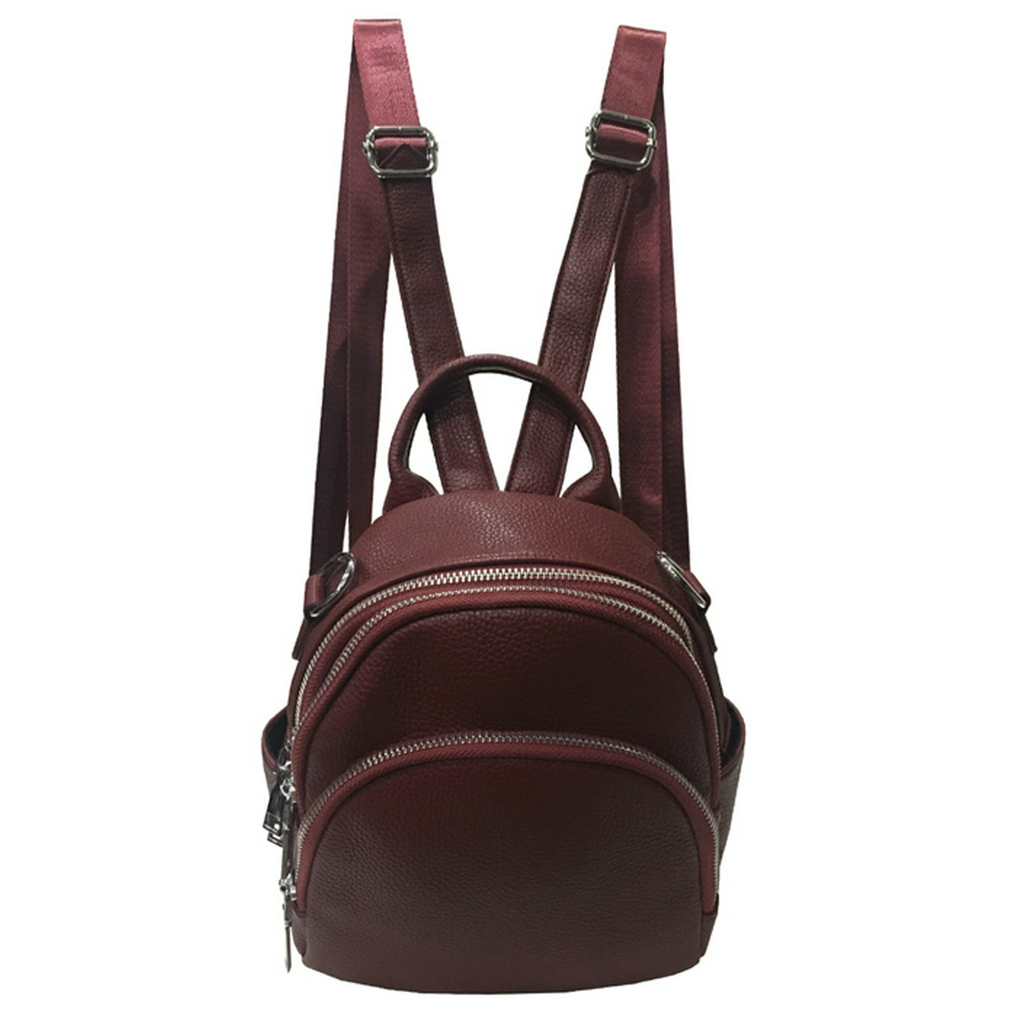 Todopiel - Mochila Cuero Crt19 Burdeo