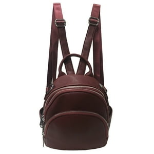Todopiel - Mochila Cuero Crt19 Burdeo