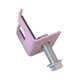 thumbnail image 5 of Percha Para Barra De Levantamiento De Pesas, Para Entrenamiento De Fuerza, Color Rosa, Para Montar En La Pared, 5 of 5