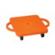 thumbnail image 3 of Patinete De Suelo Con Asas, Equipo De Juego, Juguete De Motricidad Gruesa Con Ruedas, Color Naranja, 3 of 5