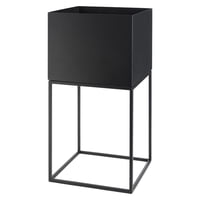 Urban Products - Macetero Metal Negro 28X28X55 Cm
