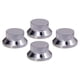 thumbnail image 2 of 4 Piezas Perilla De Control De Volumen Perillas De Guitarra Para Bajo Accesorio De Guitarra Eléctrica Plata, 2 of 3