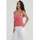 thumbnail image 4 of Polera Mujer Lisa Doble Capa Naranjo Oscuro, 4 of 8