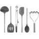 thumbnail image 1 of Set de Utensilios de Cocina Tovolo 6 piezas Gris Carbón, 1 of 4